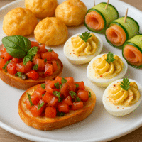 Découvrez nos idées d’entrées faciles et rapides : salades, soupes, verrines, apéritifs… Parfaites pour débuter vos repas en beauté.